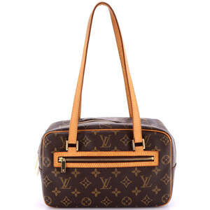 Louis Vuitton MM Cite Handbag Monogram Canvas